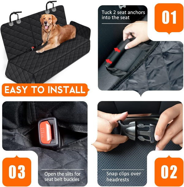 Rugged Waterproof Dog Seat Protector